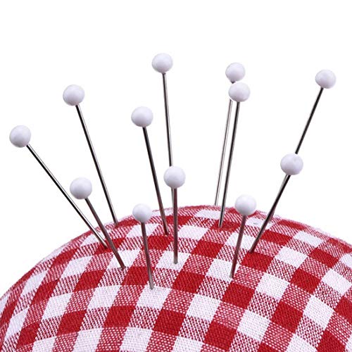 joyliveCY 250pieces alfileres con cabeza de cristal en caja para sastre