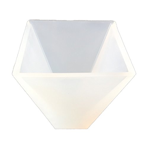 joyliveCY Pirámide Compatible Conma Molde de Silicona Resina de Cristal DIY Making Craft Herramienta