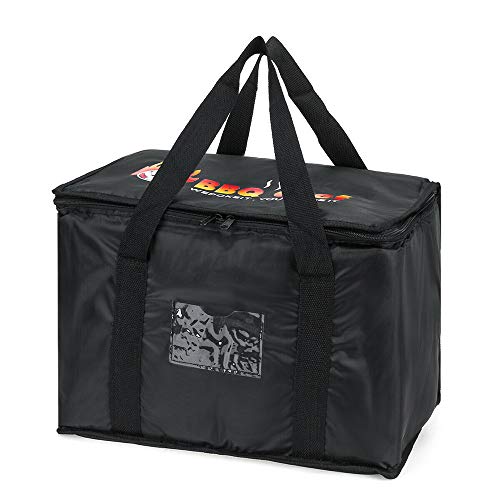 Jroyseter Bolsa Térmica Comida Mochila isotérmica Bolsa de Suministro de Aislamiento de Pizza para Entrega de Pedidos de Comida Reutilizable Bolsa - Mantener Alimentos Calientes o fríos (50L)