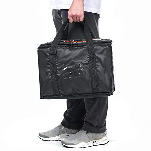 Jroyseter Bolsa Térmica Comida Mochila isotérmica Bolsa de Suministro de Aislamiento de Pizza para Entrega de Pedidos de Comida Reutilizable Bolsa - Mantener Alimentos Calientes o fríos (50L)