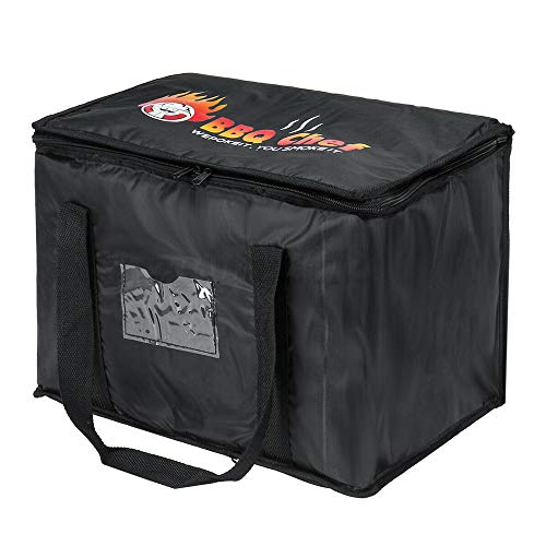 Jroyseter Bolsa Térmica Comida Mochila isotérmica Bolsa de Suministro de Aislamiento de Pizza para Entrega de Pedidos de Comida Reutilizable Bolsa - Mantener Alimentos Calientes o fríos (50L)