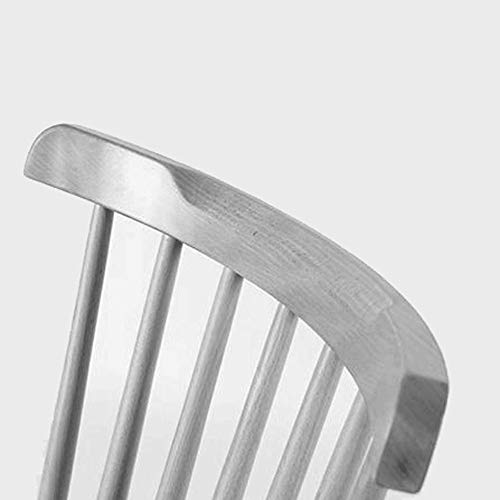 Jsmhh Sillas de Comedor Modernas - Silla de Madera Maciza - Silla de Respaldo for el hogar/Dormitorio/cafetería Restaurante/Hotel/Restaurante/Oficina Negro 43x43x86CM Adecuado for Sala de Estar, d