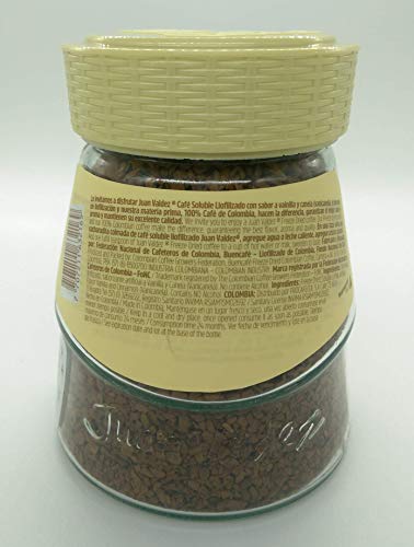 Juan Valdez® Café Con Vainilla y Canela a Soluble Liofilizado, 95g