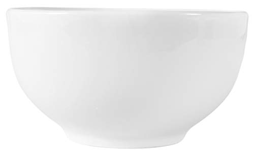 Juego de 6 cuencos pequeños para cereales de 500 ml de porcelana auténtica, también para pintar, cuencos de postre, aperitivos, sopa