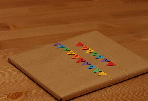 Juego de banderines de Feliz cumpleaños para pastel