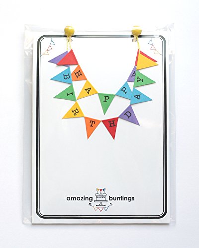 Juego de banderines de Feliz cumpleaños para pastel