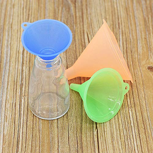 Juego de embudo de cocina, 5 embudos de cocina, colores arcoíris – 67 mm, 83 mm, 98 mm, 110 mm y 125 mm