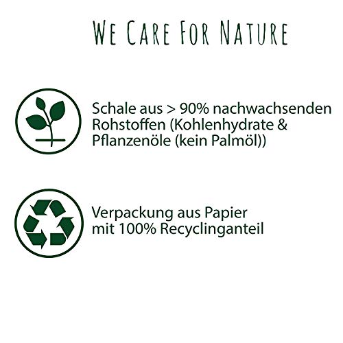 Juego de vajilla NIP ecológica ecológica a partir de 4. Monat, 2 cuenco + 3 cucharas Eat Green ecológicas, sin melamina, sin BPA, apto para lavavajillas, apto para microondas, fabricado en Alemania