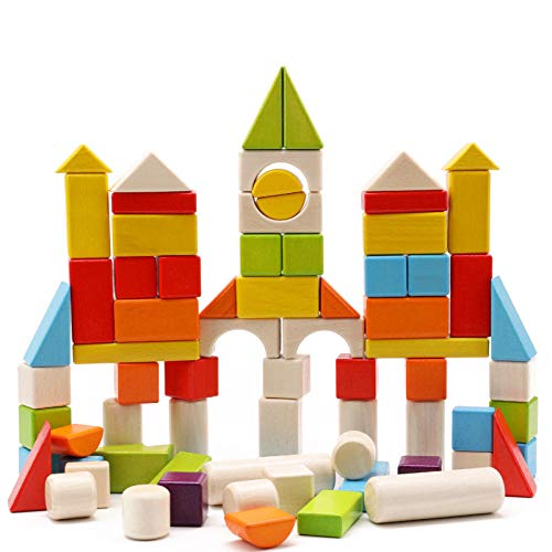 Juguetes De Bloques De ConstruccióN Bloques De Colores De ConstruccióN Juguetes Educativos De Madera Para BebéS Juguetes Educativos De Apilamiento Para NiñOs