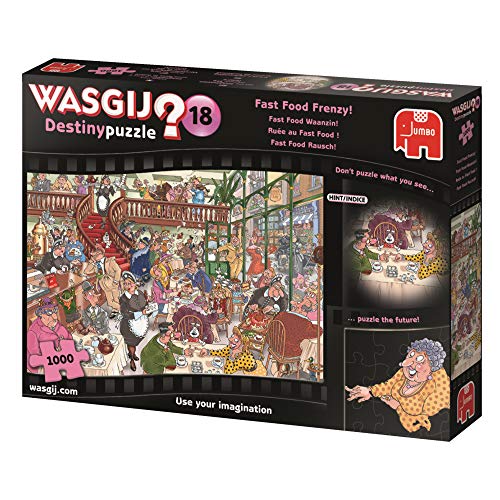 Jumbo-Wasgij Destiny 18 Fast Food Frenzy Puzle de 1000 Piezas (19157.0)