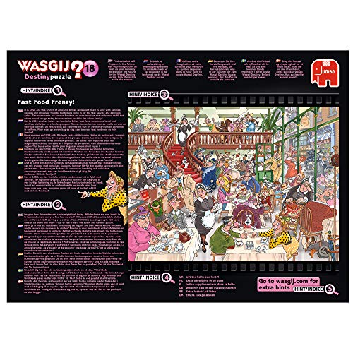 Jumbo-Wasgij Destiny 18 Fast Food Frenzy Puzle de 1000 Piezas (19157.0)