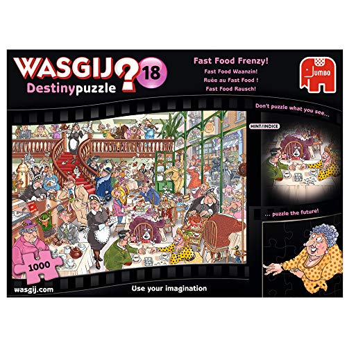 Jumbo-Wasgij Destiny 18 Fast Food Frenzy Puzle de 1000 Piezas (19157.0)