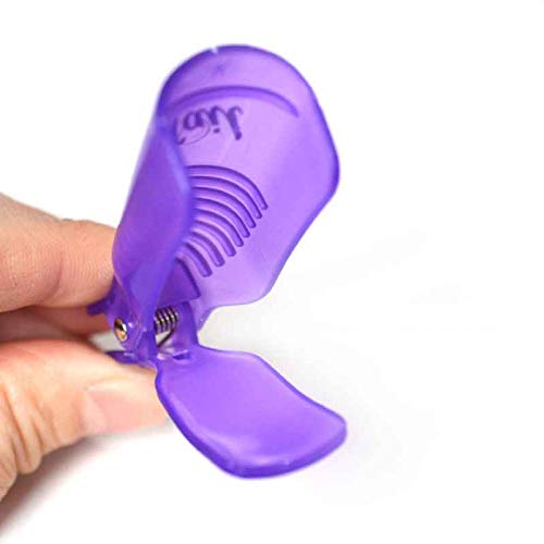 Junecat Herramienta Wrap plástico acrílico del Arte del Clavo empapa del Clip cápsula de Gel UV removedor de Esmalte