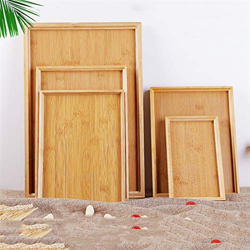 JUNGEN Bandejas de madera Retro Caja de almacenamiento para el escritorio o el cajón, 24.5*15*4CM