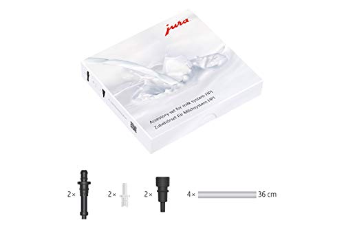 Jura Set de Accesorios Sistema de Leche HP1, Negro, Blanco