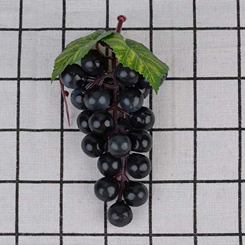 JUSTDOLIFE 9 racimos de Uvas Artificiales Decorativas para Decoración De Mesa y Frutas, Frutas Falsas, Hogar, Cocina, Fiesta, Fotografía, Decoración De Boda etc