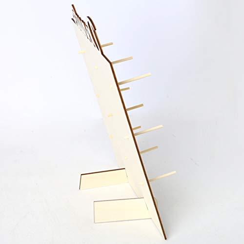 JUSTDOLIFE Donut Wall Wood Creative Donut Stand Treat Stand para Boda Baby Shower