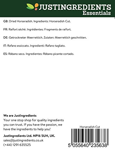 JustIngredients Essential Horseradish Rábano Picante Cortado - 250 gr