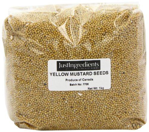 JustIngredients Essential Semillas de Mostaza Amarilla - 1000 gr