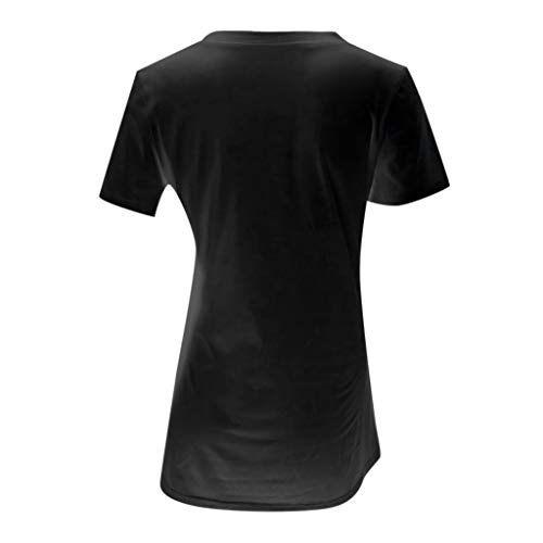 JUTOO Blusa de Mujer Talla Grande Blusa de Mujer en Oferta Blusa Desigual Blusas con Escote Blusas con Volantes de Mujer Blusas Cuello Halter Blusa Bordada Blusa Gasa Mujer Blusa con Volantes Blusa