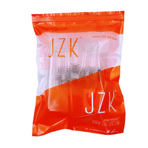 JZK 18 x Pequeño Botella de Cristal con Tapones de Corcho 14 ML para Lavanda Aromas aceites Especias Mensaje para decoración Bodas bautizos comuniones