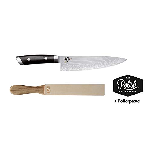 Kai Shun Kaji - Juego de cuchillos de cocina y correa para cerrarla