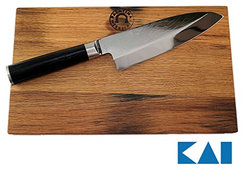 Kai Shun Pro SHO VG-0002 Deba - Juego de cuchillos de madera de abeto (16,5 cm, 30 x 18 cm)