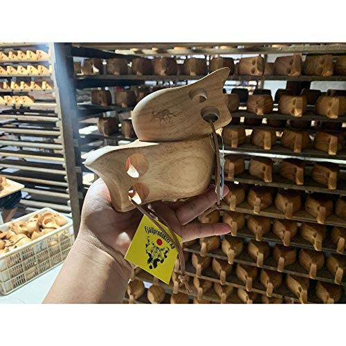 kanglang Wooden Coffee Cup Solid Wood Retro mug-Hemlock Cup Log Color_A