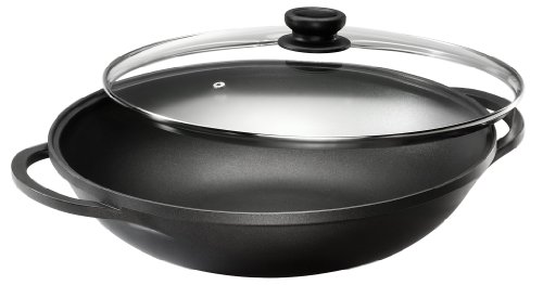 Karcher 120292 MAI-Lin, fundición de Aluminio, Ø 36 cm, Incl. Tapa de Cristal y Accesorios