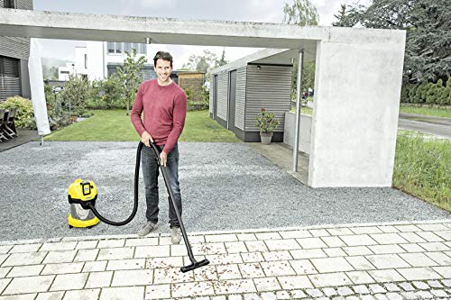 Kärcher Aspirador Multiuso Wd 3 Baterías Premium, 67 W, 17 litros, Sin batería y con control de encendido, Metal, Negro, Amarillo, Model nuevo