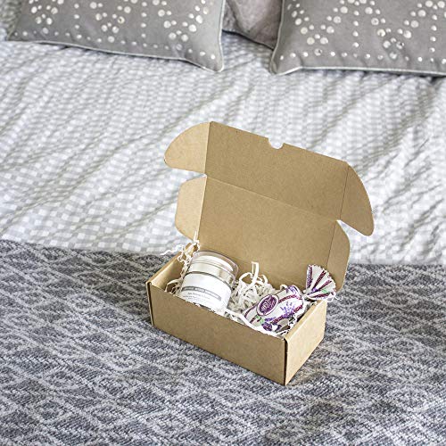 Kartox | Caja de Cartón Kraft Para Envío Postal | Caja de Cartón Automontable para Envío o Almacenaje | Talla M | 20x9x7 | 20 Unidades