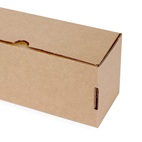 Kartox | Caja de Cartón Kraft Para Envío Postal | Caja de Cartón Automontable para Envío o Almacenaje | Talla M | 20x9x7 | 20 Unidades