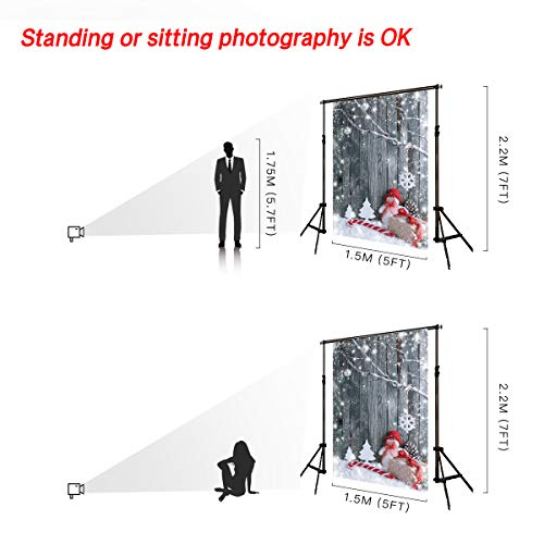 KateHome PHOTOSTUDIOS 1.5 × 2.2m Sin Arrugas Telones Blancos para fotógrafos Fotografía Foto Fondo Prop