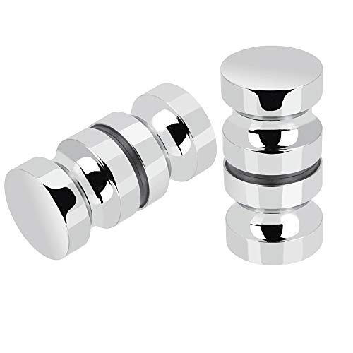 Kbnian 2 pcs Pomo para puertas Tirador de la Puerta de de Baño, Pomo de Acero Inoxidable Manija para Accesorios de Baño,Ideal para Cocina, Armario, Cajón, Puerta del baño, Puerta corredera,etc.