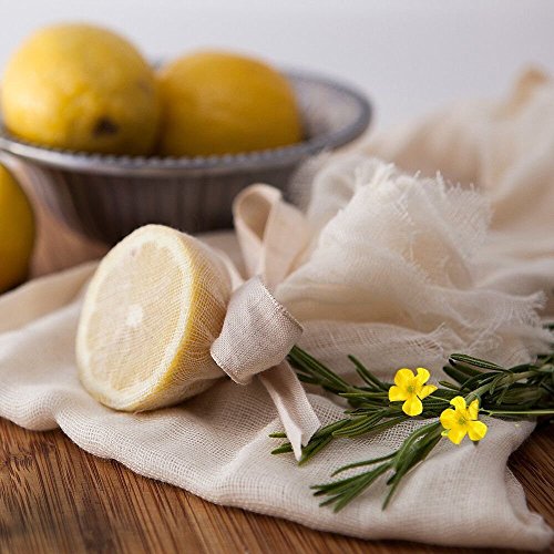 Kbnian Paño de Queso, 3 Piezas Gasas Blancas Algodon 100%, Telas Filtrantes, No Echan Tintes, Cortar Libremente, para Tema de Higiene y Cocina, para Hacer Queso Casero y Otras Cosillas