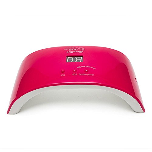 KDLD Secadores de Uñas ® LED Secador de Uñas UV 24W luz de uñas con 30S / 60S Curado de temporizador para goma laca y otros Gel Manicura de luz blanca con alimentación USB