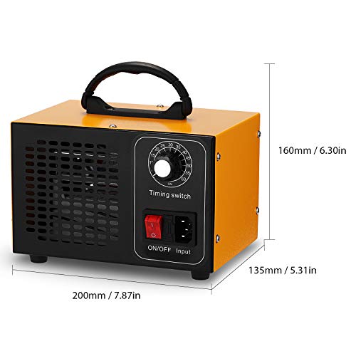 Kecheer Generador de ozono portatil domestico/industrial,Ozonizador purificador de aire,Máquina de ozono Para elimina olores/formaldehído,10/15 /20/24/28/32/36 g/h