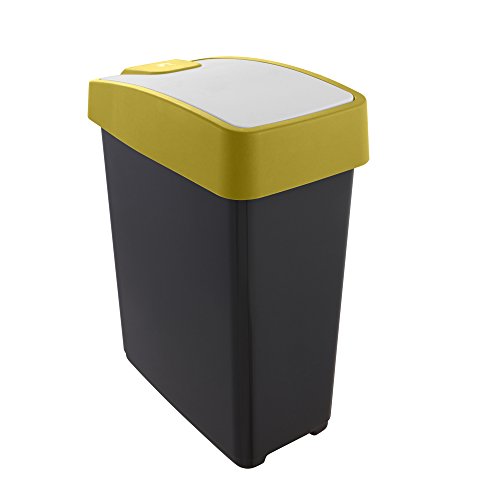 keeeper magne Cubos de Basura, PP/TPE, Amarillo, 10 litros (para Bolsas de 18-20 l)