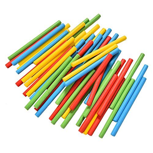 kentop Montessori Maths Jouet en bois Chiffres apprendre avec boîte métallique de calcul Bâtonnets pädago gisches Jouet éducatif pour enfants à partir de 3 ans