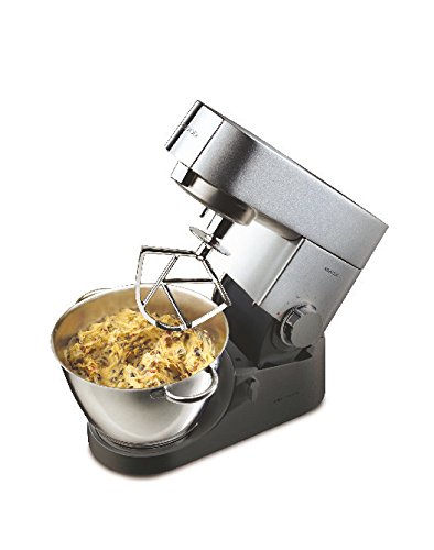 Kenwood 36386A Accesorio Bol con Asas Compatible con Robots De Cocina Major Y Chef, Acero Inoxidable, 6.7 litros, Plateado