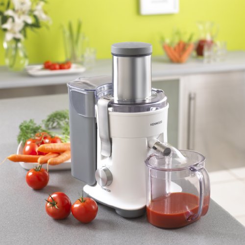 Kenwood JE730 Licuadora, 1000 W, con tubo de acero inoxidable, semi profesional, 3 L capacidad de depósito de pulpa, 1.5 L de capacidad de zumo