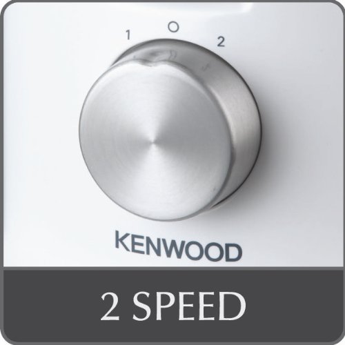Kenwood JE730 Licuadora, 1000 W, con tubo de acero inoxidable, semi profesional, 3 L capacidad de depósito de pulpa, 1.5 L de capacidad de zumo