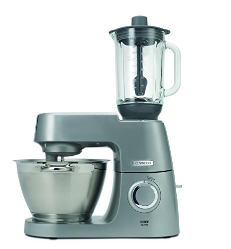 Kenwood KAH358GL Accesorio Batidora de vaso Thermoresist compatible con Robots de Cocina Kenwood Chef y Major, 1.6 L, transparente y negro