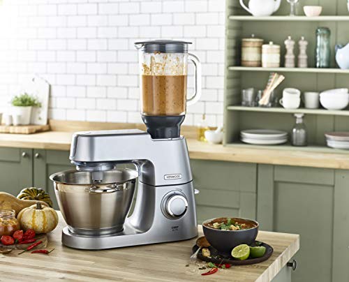 Kenwood KAH358GL Accesorio Batidora de vaso Thermoresist compatible con Robots de Cocina Kenwood Chef y Major, 1.6 L, transparente y negro