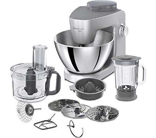 KENWOOD Multione KHH321SI - Mezclador de pie, color plateado