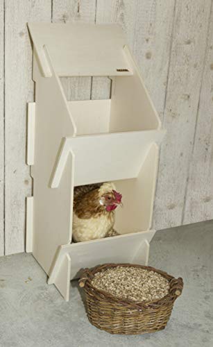 Kerbl Nido Hecho de Madera 73005 para gallinas ponedoras, 30 x 35 x 83 cm