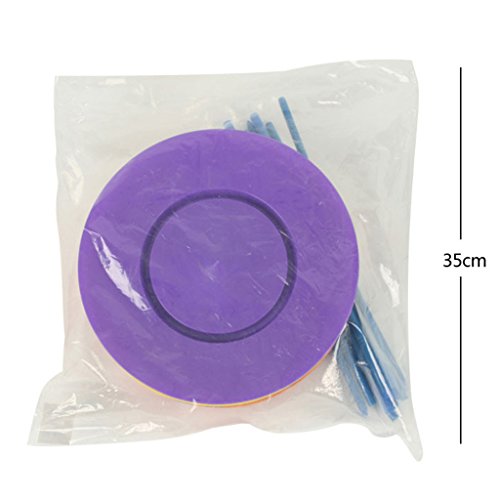 KESOTO 6X Platos De Spinning De Plástico Juego De Palillos Classic Toy Performance Prop Kid Adulto