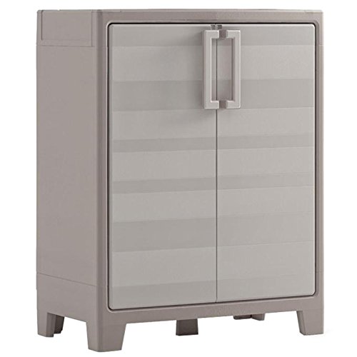 Keter Gullivert Armario bajo, Beige/Arena, 100 x 80 x 44 cm