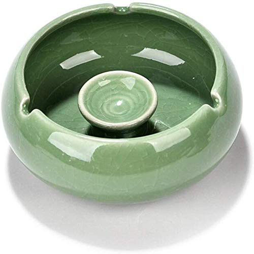 KEWEI Cenicero De Puros, Taza de Humo a Prueba de Viento con Tapa, cenicero, Accesorios Decorativos for el hogar, Accesorios for el hogar, Cigarrillos, Fumador, cigarros, Retardante de Fuego
