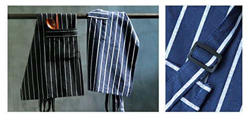 KICCOLY Delantales Cocinero Cocinar Paño Apron Mujeres Hombre sin Mangas Delantal Cocina Hornear Café Hotel Restaurante Camarero Hogar Barbacoa DIY Interesante Patrón para